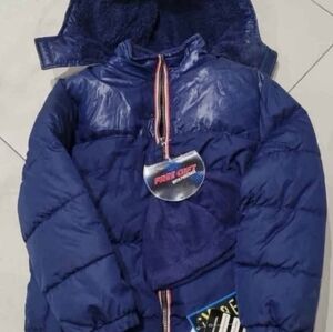Kids Blue Puffer Jacket